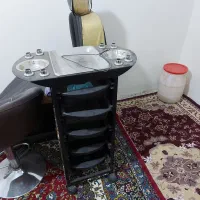 صندلی اصلاح تاشو و ترولی در حد