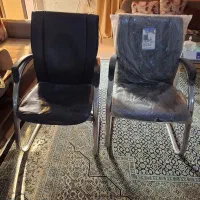 2 عدد صندلی اداری استیل