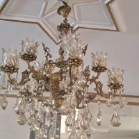 یک عددلوستر ۱۰شعله به همراه دوعدیوارکوب|لوستر و چراغ آویز|ری, دیلمان|دیوار