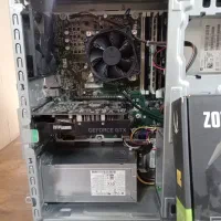 کیس HP گیمینگ i5 نسل 8 رم 16 گرافیک 1650|رایانه رومیزی|تهران, اسکندری|دیوار