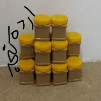 ارده کنجد و کره بادام زمینی تازه