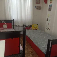 تخت دوطبقه فلزی|تخت و سرویس خواب|آستانه اشرفیه, |دیوار