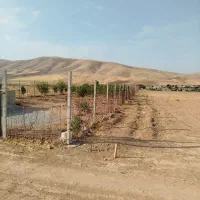 زمین 1000متری جهت باغ ویلا چسبیده به روستا