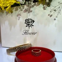 دستبند و انگشتر سیاه قلم|جواهرات|یاسوج, |دیوار