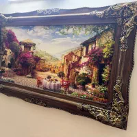 تابلو فرش بسیار زیبا و خوشرنگ|تابلو فرش|تنکابن, |دیوار