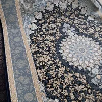 یک جفت فرش۹متری ۱۲۰۰شانه ۳۶۰۰تراکم آکبندسورمه ای