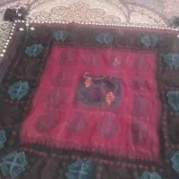 یک طاقه سفره وگلیمچه کرمانی دست باف اصیل|گلیم، جاجیم، گبه|بردسیر, |دیوار