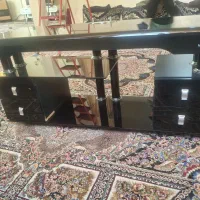 میز تلوزیون شیشه ای