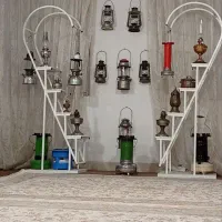 ویترین چراغ قدیمی