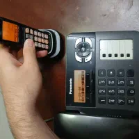تلفن پاناسونیک مادر به همراه تلفن بیسیم