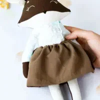 عروسک گوزن پارچه ای