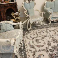مبل کلاسیک ۹ نفره چوب راش و ناهار خوری ۶ نفره|مبلمان خانگی و میز عسلی|تهران, نیلوفر|دیوار