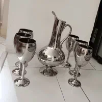 پارچ و گیلاس خوری شیشه ای