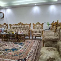 مبل ۹ نفره سلطنتی|مبلمان خانگی و میز عسلی|آزادشهر, |دیوار