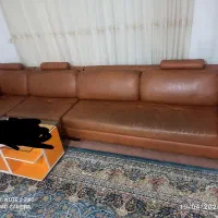 مبل راحتی چرم
