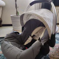 ست کریر و کالسکه برند hauck آلمان|کالسکه و لوازم جانبی|تهران, مخصوص|دیوار
