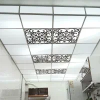 طراحی و نصب سقف کاذب کناف پلکسی نورپردازی پی وی سی