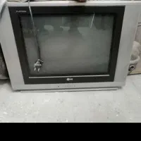 تلویزیون ۲۱اینچ ال جی نقره ای کاملا نو