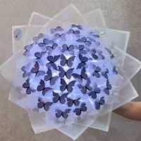 انواع گل ربانی و دسته پروانه ای در انواع رنگ وسایز|گل مصنوعی|شیراز, محراب|دیوار