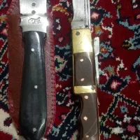 دو عدد چاقوی دست‌ساز قدیمی