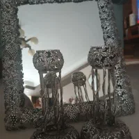 آینه و شمعدان نقره
