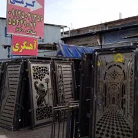 درب حیاط ورودی چهارچوب فلزی فرانسه فرانسوی مکزیکی|مصالح و تجهیزات ساختمان|ری, صالح‌آباد شرقی|دیوار