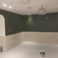 نقاشی ساختمان نقاش رنگ‌کاری  رنگ امیزی بتونه کاری|خدمات پیشه و مهارت|مشهد, جاهد شهر|دیوار