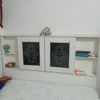 تخت خواب دو نفره به همراه تشک|تخت و سرویس خواب|زاهدان, |دیوار