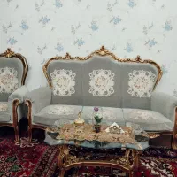 مبل 9 نفره تماما چوب|مبلمان خانگی و میز عسلی|تبریز, |دیوار