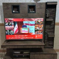 زیر تلویزیونی چوبی