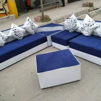 مبل ال طرح کنج کم جا|مبلمان خانگی و میز عسلی|ساری, |دیوار