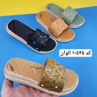 دمپایی بابونه کد ۱۰۵۴۵ عمده کفش کتونی صندل