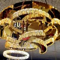 لوستر هوشمند مدرن کریستالی