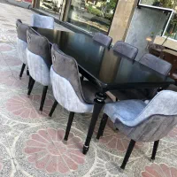 میز غذا خوری هشت نفره سفارشی|میز و صندلی غذاخوری|قم, بنیاد|دیوار