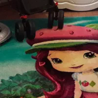 فرش3متری دخترکفشدوزکی کاملا سالم