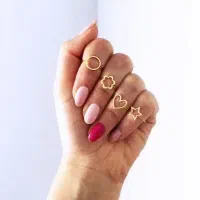 انگشتر طلا زیر یک گرم مینیمال