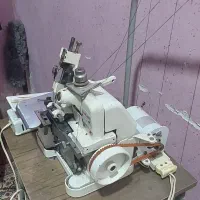 سردوز سه نخ ژانومه Janome ژاپن اصل همراه با میز|چرخ خیاطی و ریسندگی|اهواز, کمپلو جنوبی|دیوار