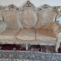 مبل سلطنتی ۷ نفره|مبلمان خانگی و میز عسلی|آشخانه, |دیوار