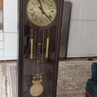 ساعت ایستاده چوبی