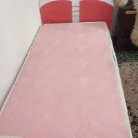 تخت خواب یک نفره چوبی کشو دار با تشک