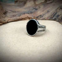 انگشتر مردانه استیل