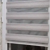 پرده زبرا نونومخصوص پشت درب بالکن|پرده، رانر، رومیزی|ملایر, |دیوار