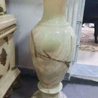 گلدان سنگی مرمر  لوکس|صنایع دستی و سایر لوازم تزئینی|رامسر, |دیوار