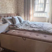 تخت خواب دونفره و کمد لباس شیک
