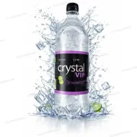 آب گازدار کریستال لیمویی 1 لیتری تعداد محدود