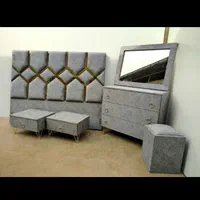 تخت دو نفره عروس گلد|تخت و سرویس خواب|کاشان, باغ ماجد|دیوار