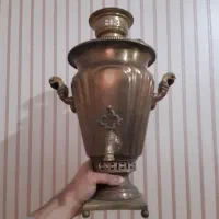 سرویس سماور ذغالی ایرانی عتیقه سینی ورشو چراغ نفتی|کلکسیون و سرگرمی|تهران, شهران جنوبی|دیوار