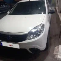 ساندرو مدل ۹۵ سفید|خودرو سواری و وانت|گرگان, |دیوار