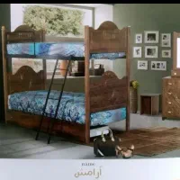 تخت نوجوان/دو طبقه/ دیاموند کد 12|تخت و سرویس خواب|قشم, |دیوار