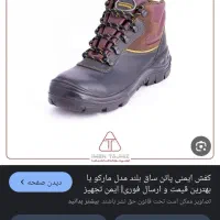 کفش ایمنی مدل پاتن